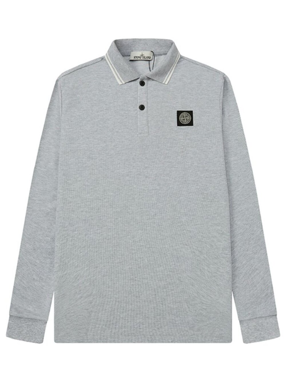 Stone Island Gray Polo Shirt